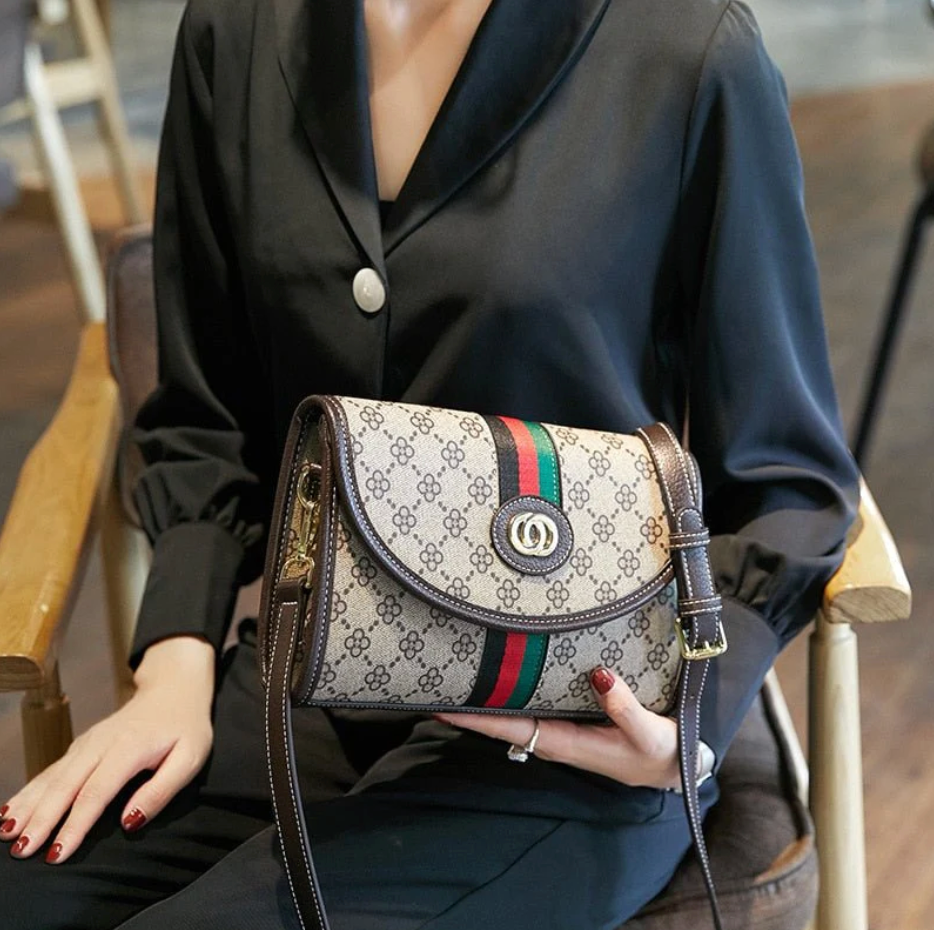 Luxury Canvas Shoulder Bag
